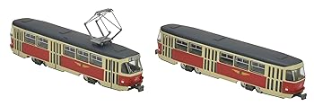 【中古】(人並み外れたに好いたらしい)トミーテック(TOMYTEC) 鉄道線路寄せあわせ 鉄コレ ドレスデントラム タトラ T4 ＋ B4 印字機 2両書き割り パノラマ装置