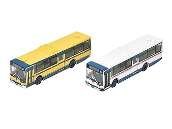 【中古】(非常に良い)ザ・バスコレクション バスコレ 船橋新京成バス レトロカラー 2台セット ジオラマ用品