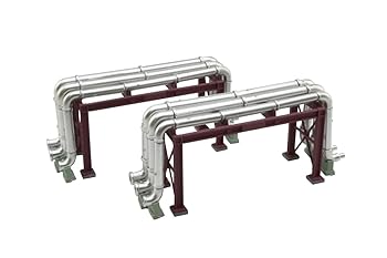 【中古】(非常に良い)情景小物 077-3 コンビナートF3 パイプセット×2 ジオラマ用品