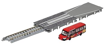 【中古】(人並み外れたに好いたらしい)トミーテック 鉄道線路寄せあわせ/ザ・バスコレクション 阿佐海岸地帯鉄道線路 DMV-933 阿佐海岸地帯維新 流行り物インターチェンジ パノラマ装置 334729
