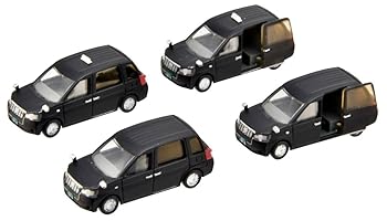 【中古】(非常に良い)トミーテック ザ・カーコレクション カーコレ 基本セット 選 (セレクト) JPNタクシー 黒 ジオラマ用品 336211