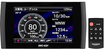 【中古】(非常に良い)コムテック GPSレーダー探知機 ZERO 602V 無料データ更新 移動式オービス/ゾーン30対応 OBD2接続 COMTEC ZERO602V