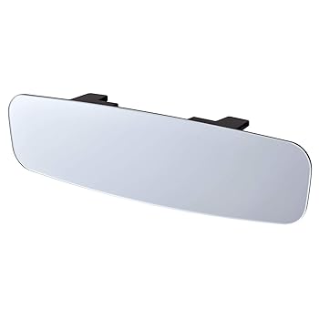 【中古】(非常に良い)セイワ(SEIWA) 車内用品 ルームミラー フレームレスタイプ シルバー 300mm 曲面鏡 R103