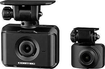 【中古】コムテック 車用 前後2カメラ ドライブレコーダー ZDR017AZ 前後200万画素 Full HD GPS搭載 32GBmicroSDカード&搭載ステッカー 後続車両接近/駐