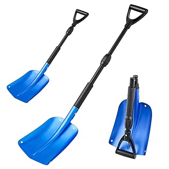 【中古】セイワ(SEIWA) 折り畳み スコップ 車載 IMP355 折りたたみ式 収納時22cm×40cm コンパクト 伸縮 長さ調整 85-102cm スコップヘッド22cm×28cm ア