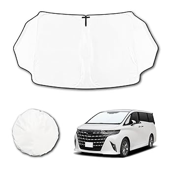 【中古】(非常に良い)セイワ(SEIWA) 高遮熱 サンシェード 車種専用 トヨタ アルファード ヴェルファイア (40系) 専用 放射冷却素材 ラディクール 生地使用 ポップアッ