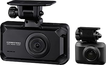 【中古】コムテック ドライブレコーダー ZDR065 フロントカメラWQHD 前後STARVIS 2搭載で夜間撮影性能向上 前後2カメラ GPS内蔵 後続車両接近お知らせ機