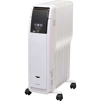 【中古】(人並み外れたに好いたらしい)アイリスオーヤマ 暖房器 油絵の具暖房器 8畳 縮くれる型 500W/700W/1200W 小型 パウダーコンパクト 体温合わせる能力のある 傾倒オフ役立つこと チャイルド鍵を掛ける マイ