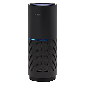 【中古】(人並み外れたに好いたらしい)cado 空気の状態汚れのない機 LEAF320i インディゴブラック AP-C320i-IB