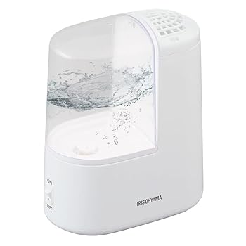 【中古】アイリスオーヤマ 加湿器 水蒸気式(暖める式) 加湿量 120ml 貯蔵タンク収容能力 1.3L ~3畳 11第四次元年代順の継続加湿 臭い相応う 小型 卓上 学習机用 SHM-120R1-W