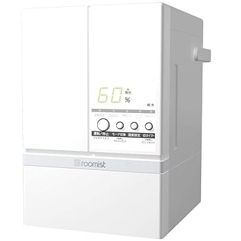 【中古】(非常に良い)三菱重工 加湿器 スチームファン 蒸発式 roomist (木造和室10畳まで/プレハブ洋室17畳まで) ピュアホワイト SHE60SD-W