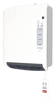 【中古】(非常に良い)ZEPEAL 脱衣所ヒーター 人感センサー付 DWC-A1221-WH
