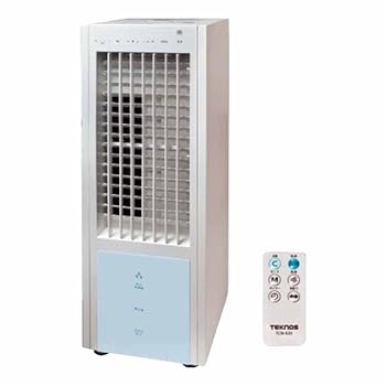 【中古】(非常に良い)TEKNOS リモコン冷風扇 ホワイト TCW-020