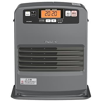 【中古】(非常に良い)ダイニチ(Dainichi) 石油ファンヒーター (木造9畳まで/コンクリート12畳まで) KCタイプ マットグレー FW-3323KC-H