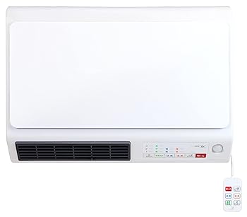 【中古】(非常に良い)電響社(Denkyosha) ZEPEAL(ゼピール) 人感センサー付 脱衣所ヒーター DWC-J120N-WH 脱衣所 温風 送風切替 ヒートショック対策 リモコン付き 小型