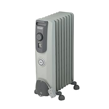 【中古】(非常に良い)DeLonghi (デロンギ) オイルヒーター RHJ10F0812-SG 約幅245×奥行420×高さ640