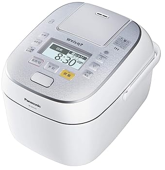 【中古】(人並み外れたに好いたらしい)パナソニック 炊飯器 5.5合 翦断応力IH式 Wおどり炊き スノークリスタルホワイト SR-SPX107-W