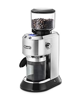 【中古】(人並み外れたに好いたらしい)De\u0027Longhi (デロンギ) 珈琲粉砕機 デディカ KG521J-M 唐きび式 珈琲豆350g分 安全性のある心積もり 粗挽き~極細挽き 粒度18度合い 液晶ディスプ