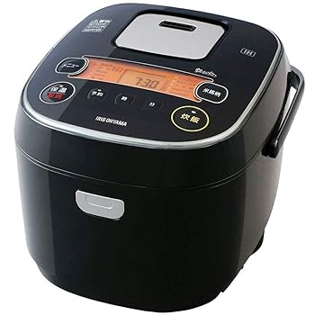 【中古】(人並み外れたに好いたらしい)アイリスオーヤマ IH炊飯器 一升 10合 IH式 31ブランド名炊き分け役立つこと 極厚火釜 玄米 IH式 黒いこと RC-IE10-B