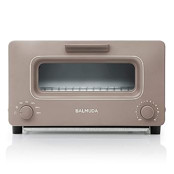 【中古】(人並み外れたに好いたらしい)【旧型真似形】バルミューダ スチームオーブントースター BALMUDA The Toaster K01E-CW (黒茶)