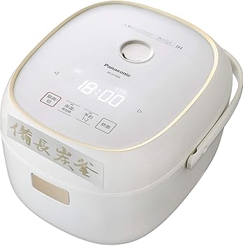 【中古】(人並み外れたに好いたらしい)パナソニック 炊飯器 3.5合 IH式 備長炭釜 白いこと SR-KT069-W
