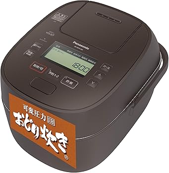 【中古】パナソニック 炊飯器 5.5合 変数剪断応力IH式 おどり炊き 赤銅色 SR-MPA100-T