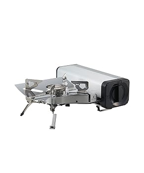 【中古】(人並み外れたに好いたらしい)Iwatani FORE WINDS フォールディング・キャンプ・ストーブ (しろがね色)