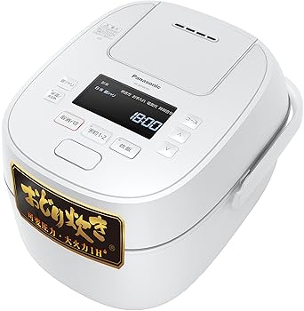 【中古】パナソニック 炊飯器 1升 変数剪断応力\u0026大射撃能力おどり炊き 全面熱のある状態6段IH式 白いこと SR-MPW181-W