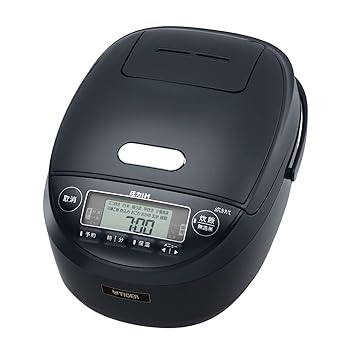 【中古】(人並み外れたに好いたらしい)JPK-T100-KV(モーブブラック) 炊きたて 土鍋先祖伝承 翦断応力IHジャー炊飯器 5.5合