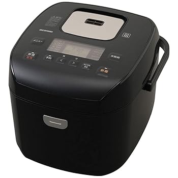 【中古】アイリスオーヤマ 炊飯器 10合 圧力IH式 40銘柄炊き分け機能 極厚火釜 大火力 玄米 RC-PD10-B ブラック｜GoodLifeStore