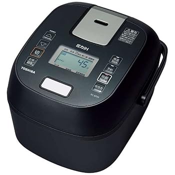 【中古】(人並み外れたに好いたらしい)TOSHIBA(東芝) RC-6PXR-K(黒いこと) 炎匠炊き 翦断応力IHジャー炊飯器 3.5合