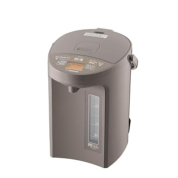 【中古】(人並み外れたに好いたらしい)象印マホービン 明かりポット 3.0L 点火装置赤銅色 CV-GC30-TL