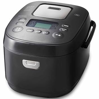 【中古】(人並み外れたに好いたらしい)アイリスオーヤマ 炊飯器 5.5合 IH式 50ブランド名炊き分け役立つこと 極厚火釜 玄米 2022年青写真 黒いこと RC-IKA50-B