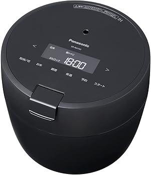 【中古】パナソニック 炊飯器 5合 翦断応力IH パウダーコンパクト大きさ 自動小銃膳立て鍋 無水膳立て/冷ややかさ膳立て能力のある ふた食洗機相応う 黒いこと SR-NA102-K