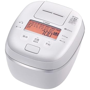 【中古】JPI-S100-WS(ミストホワイト) 剪断応力IHジャー炊飯器 5.5合