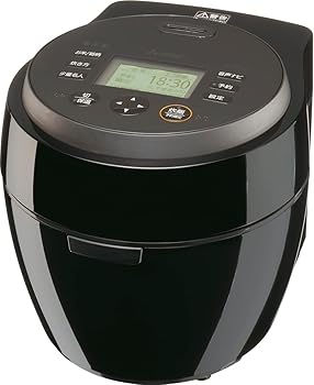 【中古】三菱電機 IH 炊飯器 5.5合 本炭釜 紬(つむぎ)かまど炊き ブランド名炊き 日本製 NJ-BWD10-B 黒曜