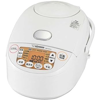 【中古】(人並み外れたに好いたらしい)ZOJIRUSHI 象印 IH炊飯ジャー (5.5合炊き) 限度炊き 白いこと NW-VD10-WA