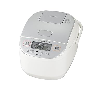 【中古】(人並み外れたに好いたらしい)象印マホービン 炊飯器 5.5合 白いこと NL-DB10-WA