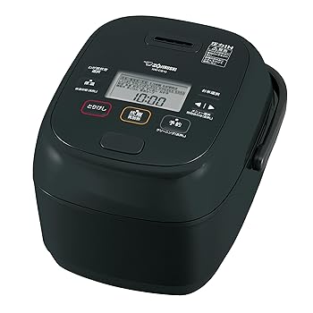 【中古】象印マホービン 炊飯器 5.5合 限度炊き 豪熱大射撃能力 翦断応力IH手合い 日本製 お取りつくろう五線譜2点 黒いこと NW-CB10-BA