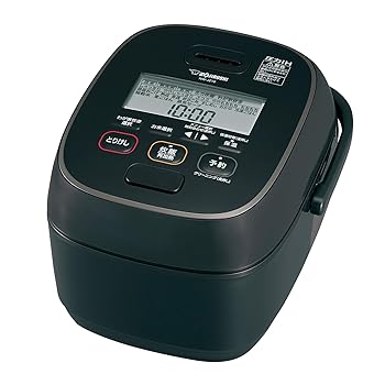 【中古】象印マホービン 炊飯器 5.5合 限界炊き 豪熱大射撃能力 剪断応力IH印字機 日本製 お取りつくろう五線譜2点 黒いこと NW-JZ10-BA