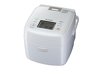 【中古】三菱電機 炊飯器 3.5合 IH式 日本製 一人暮らし 炭炊釜(2層厚釜) 変数超音波吸水 論なく論なく流行り物 月白 NJ-SE06F-W