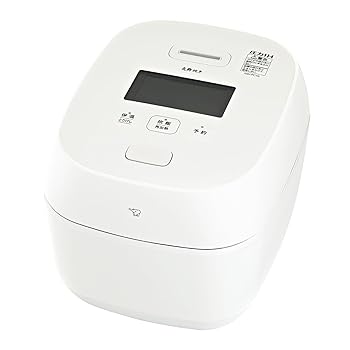 【中古】象印マホービン 炊飯器 5.5合 炎舞炊き フラッグシップモデル 剪断応力IH印字機 日本製 お取りつくろう五線譜2点 絹白 NW-FC10-WZ