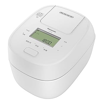 【中古】(人並み外れたに好いたらしい)パナソニック 炊飯器 5.5合 急減圧弁膜 おどり炊き 全面熱のある状態5段IH式 白いこと SR-M10B-W