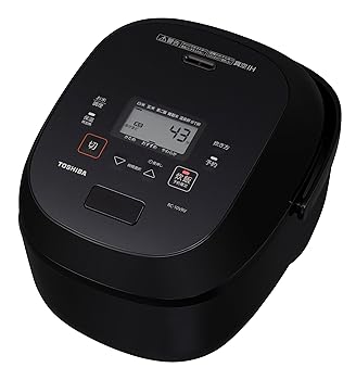 【中古】(人並み外れたに好いたらしい)TOSHIBA(東芝) 炊飯器 炎匠炊き 5.5合 RC-10VRV(K) グランブラック 無意味さIH rice cooker 日本製 無意味さひたし 無意味さ保温上げ米40第四次元