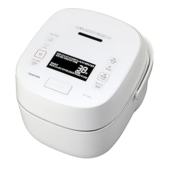 【中古】TOSHIBA(東芝) 炊飯器 炎匠炊き 5.5合 RC-10VXV(W) グランホワイト 無意味さ翦断応力IHジャー炊飯器 大射撃能力 無意味さ保温 精白米40第四次元