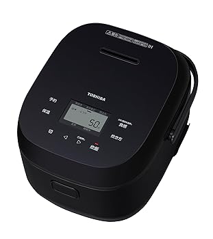 【中古】(人並み外れたに好いたらしい)TOSHIBA(東芝) 炊飯器 5.5合 rice cooker RC-10BHW(K) 黒いこと