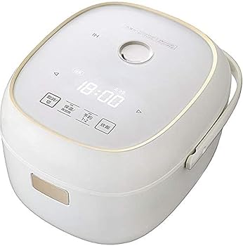 【中古】(人並み外れたに好いたらしい)炊飯器 3.5合 一人暮らし IH 坦々たる上面 白いこと SR-KT060-W