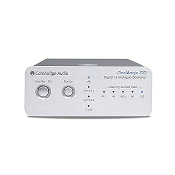 【中古】(人並み外れたに好いたらしい)Cambridge Audio DacMagic 100、デジタル - アナログ取り替えっこ器（しろがね色）