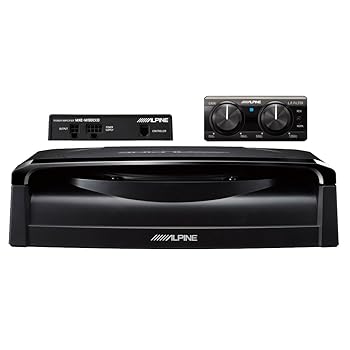【中古】アルパイン(ALPINE) パワードサブウーファー 20cmシート下設置型 SWE-1200