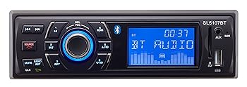 【中古】(人並み外れたに好いたらしい)ソーリン カーオディオAM/FM/USB/SD/Bluetooth 1DINラジオ受信機 SL5107BT